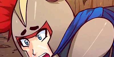 Kinky adult cartoon shows busty girl fucked and filled with spunk