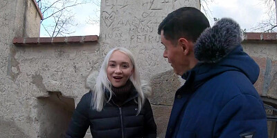 Daddy Dan Surprises Stepson with Cock Crazed Blonde Teen that wants to be Tag Teamed!