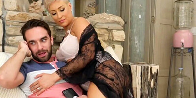 She will Cheat - Sexually Frustrated MILF Ryan Keely Fucks her Step Son in Front of her Husband