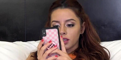 Lovely Vanna is riding dude's hard schlong inside the hotel