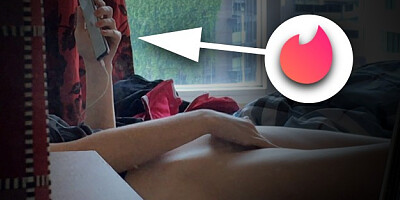Busted! Amateur Girl Caught Fingering herself over Tinder