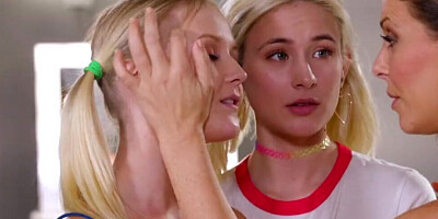 Nice lesbian threesome with Cherie DeVille, Jessie Saint & Natalia Queen