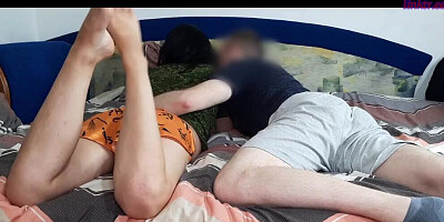 Wife wanted to try her friend's penis and double penetration in anal