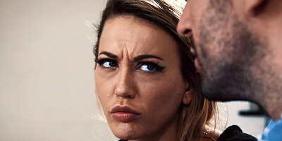 Young cooze will have to sexually please the man if she wants him quiet