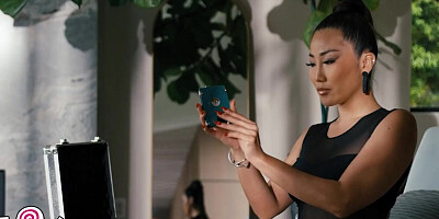 TWISTYS - Luxurious Babe Jennie Rose Spreads Her Legs And Fingers Her Pussy Moaning With Pleasure