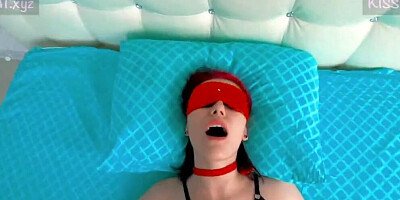POV blindfolded slut is getting rammed super hard by the stallion