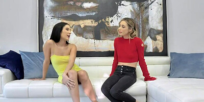 Stepmom aiden ashley jumps in for an ffm