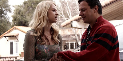 Gorgeous Sarah Vandella is wrapping her cunt around dude's willy