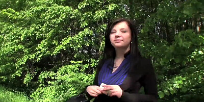 PublicAgent Eva takes cash for orgy in the forest