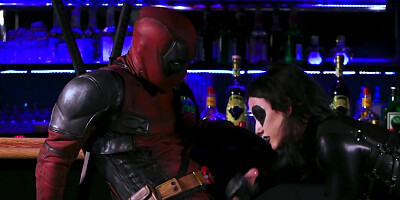 Awesome scene from Deadpool porn parody with Jennifer White