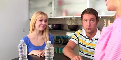 Sexy Lucy and step mom Cherie threesome