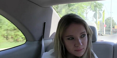 Czech blonde fucks on the bonnet