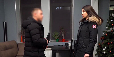 Girl has no money but vagina to get fucked