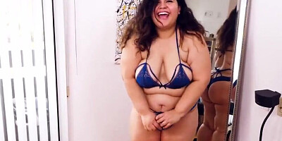 Blowpass - Sloppy Blowjob from BBW Stepmom Karla Lane