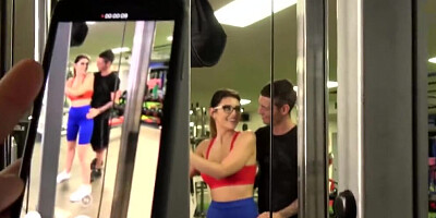 Cheating Stepsister Caught & Fucked at Gym - Michele James -