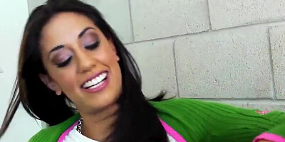 Elegant MILF in sexy black stockings love the sensation of a big cock pounding her