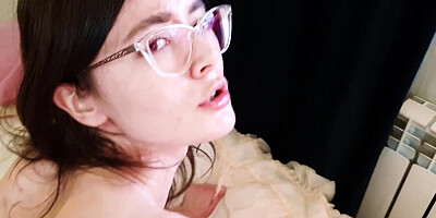 My Step Sister was NOT stuck in the washing machine and caught me when I wanted to fuck her pussy