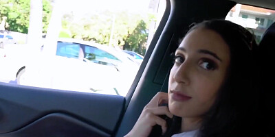 Cute Latina girl Angelica Cruz fucks in a POV-style video