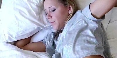 Young Petite Blonde Teen Stepsister Gets Tricked By Stepbrother