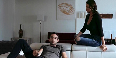 Busty cougar is licked and shagged by her horny stepson