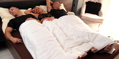 Mugur, Tiffany Rousso and their horny mate fuck in a 3some