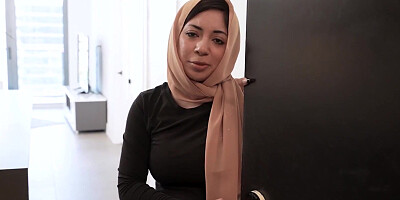 Lovely muslim babe Filthy Rich is riding some hard schlong