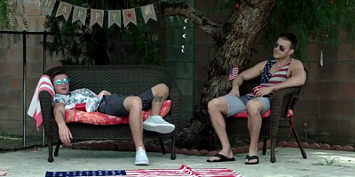 Lucky guy will have to sexually satisfy two teen chicks in a threesome