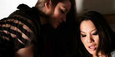 Ass video with seductive Asa Akira and Dani Daniels from PUBA