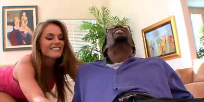 White Daughter Fucking her Black Stepdad