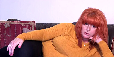AuntJudys - Your Busty Mature Redhead Step-Auntie Melanie gives you JOI