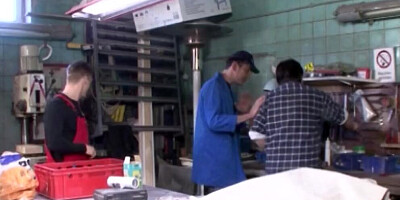 Slutty mature is riding lad's hard pecker on the floor