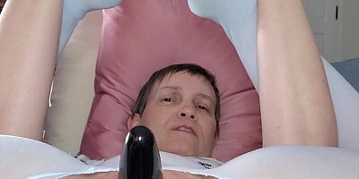 Sheer Tights, Socks and Dildo Play