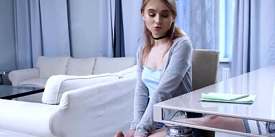 SISPORN. Lucky guy manages to fuck cute stepsister