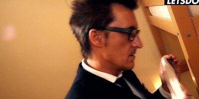 StepSisters Barbara & Daphne Getting Rammed At The Hostel By Strangers Full Scene