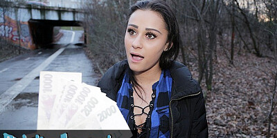 Public Agent Stranded Babe Klaudia Diamond Fucked Hard for Cash