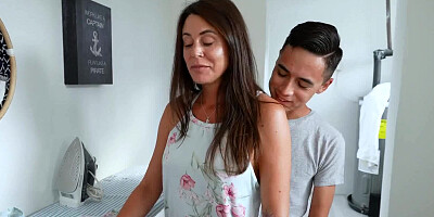 Creampie Stepmom On Washing Machine - Abby Somers