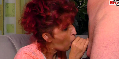 German redhead skinny mature housewife amateur fuck