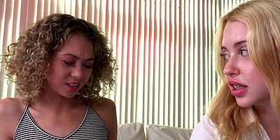 Allie Addison & Chloe Cherry in a Manojob Point-of-view Handjob Video the Good little Jerkoff Helper