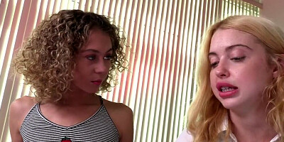 Allie Addison & Chloe Cherry in a Manojob Point-of-view Handjob Video the Good little Jerkoff Helper