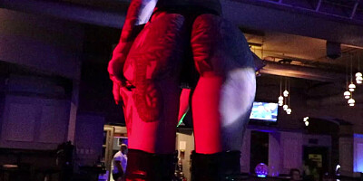 Astonishing stripper Darcy Diamond does a great show on that stage
