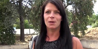 MILF needs some money so she agrees to fuck for cash