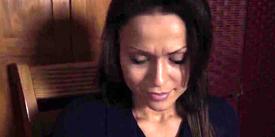 Busty brunette catholic girl gets a proper punishment