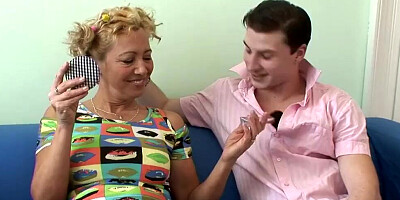 Kinky mom rides stepson's firm cock in reverse cowgirl position