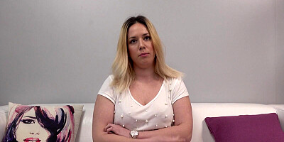 Buxom MILF is asked to take her top off and show those tremendous boobs