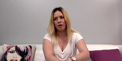 Buxom MILF is asked to take her top off and show those tremendous boobs