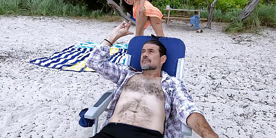 My HOT AF Stacked Stepsis Just Fucked Me At The Beach, LOAD BLOWN - Serena Santos