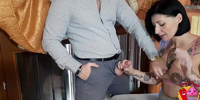 With the milf at the audition we always end up with a blowjob