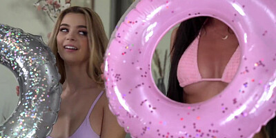 Your used to blowing up more than one at a time Leana Lovings jokes to Molly Little