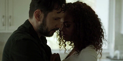 Tommy Pistol pulls Scarlit Scandal by the hair while brutally fucking her