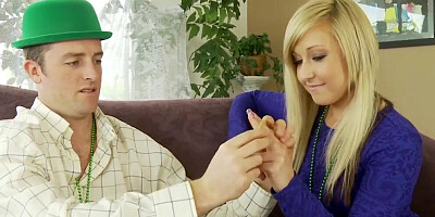 Young Blonde Seduces Step-Brother